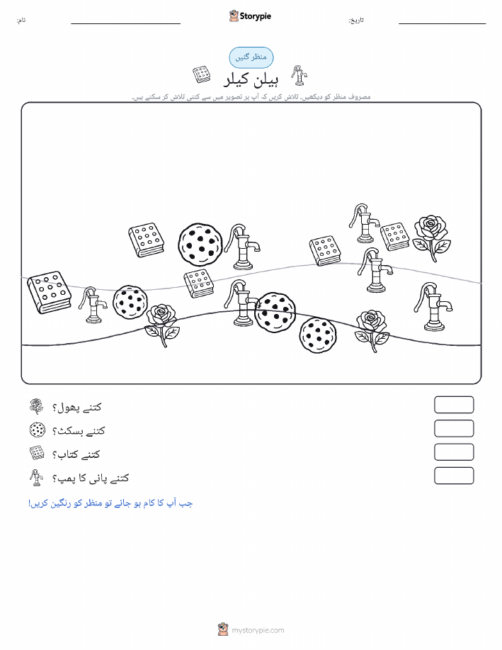 گنتی کا منظر