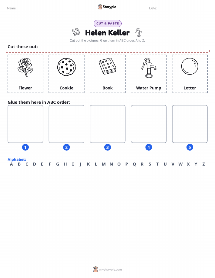 Cut & Paste Alphabet