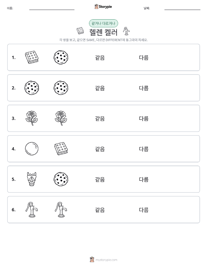 같은 것 또는 다른 것