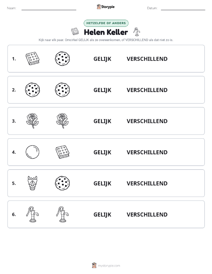 Zelfde of Verschillend