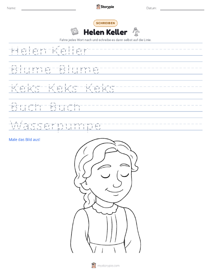 Schreibübung