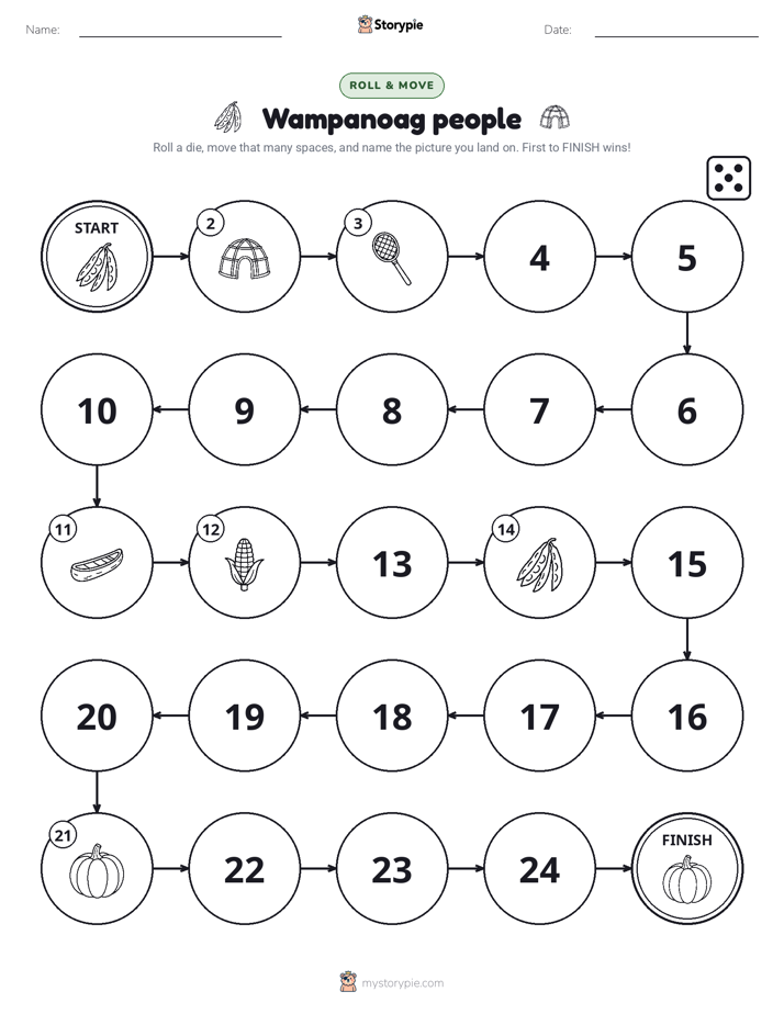 Roll & Move Game