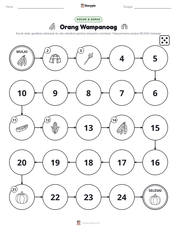 Permainan Gulung & Pindah