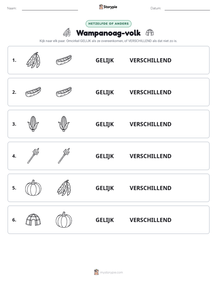 Zelfde of Verschillend