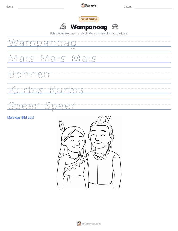 Schreibübung