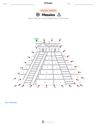 Anteprima della scheda stampabile di Messico
