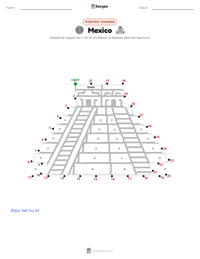 Mexico afdrukbare werkblad voorbeeld