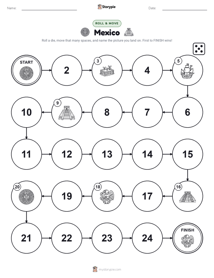 Roll & Move Game