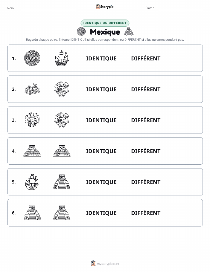Identique ou Différent