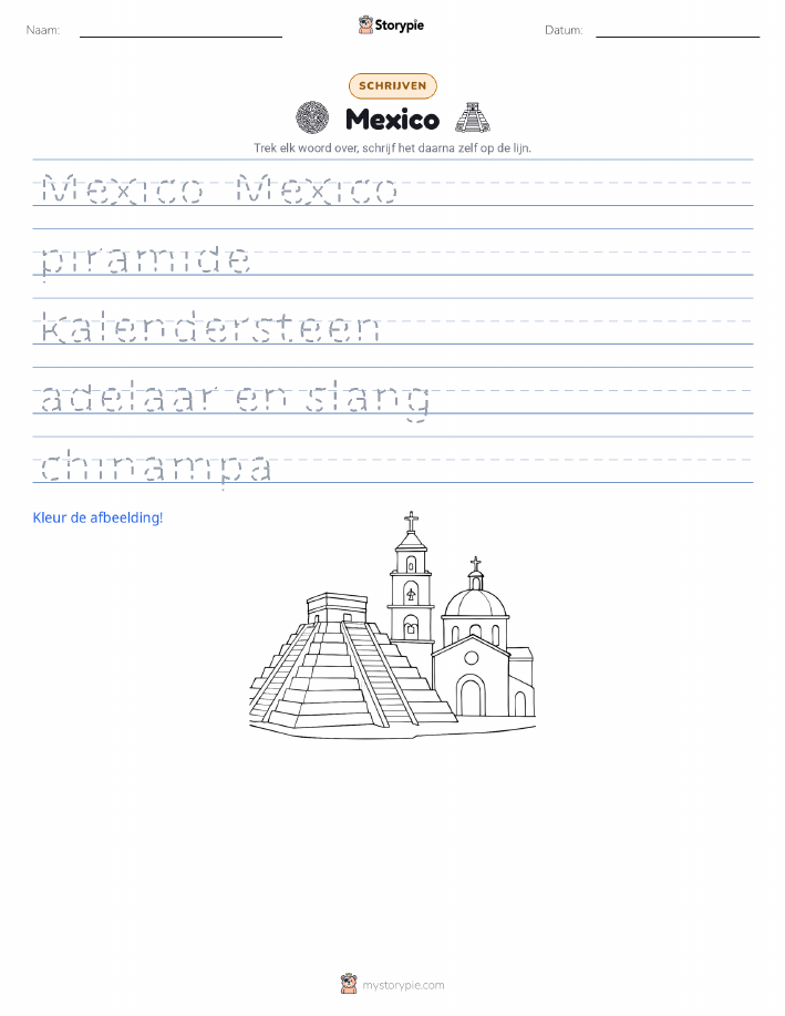 Schrijf Oefening