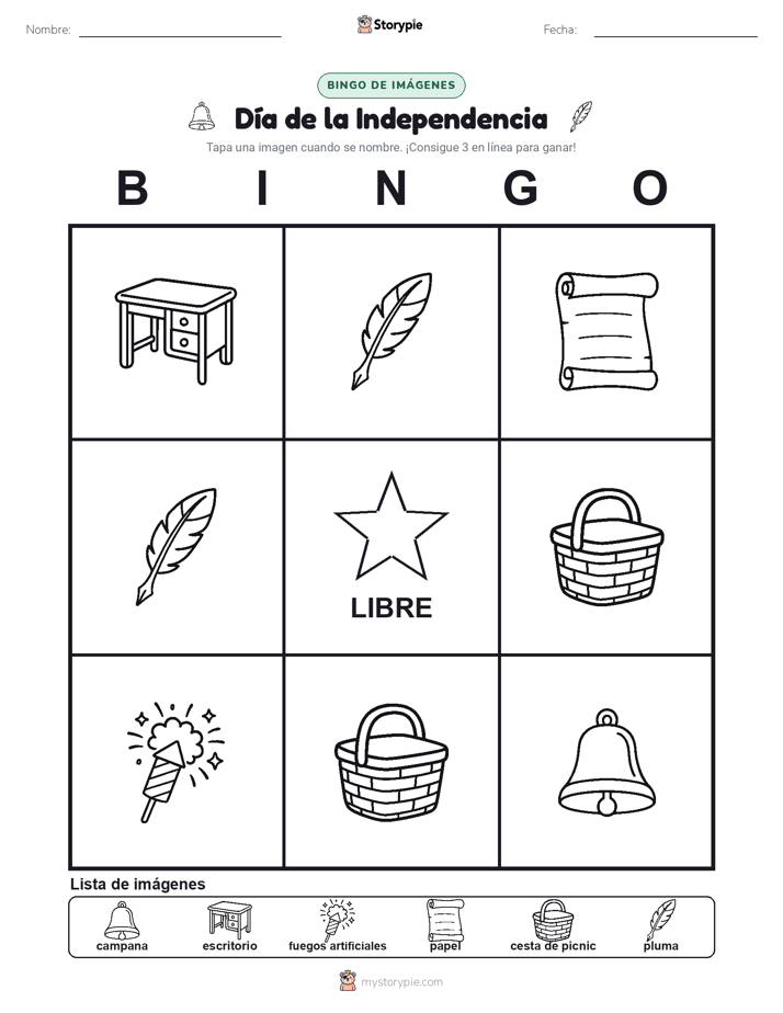 Bingo de Imágenes