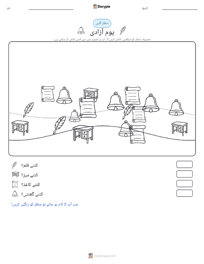 گنتی کا منظر