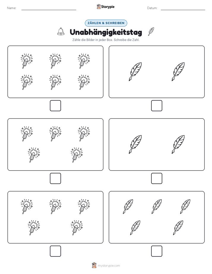 Zählen & Schreiben