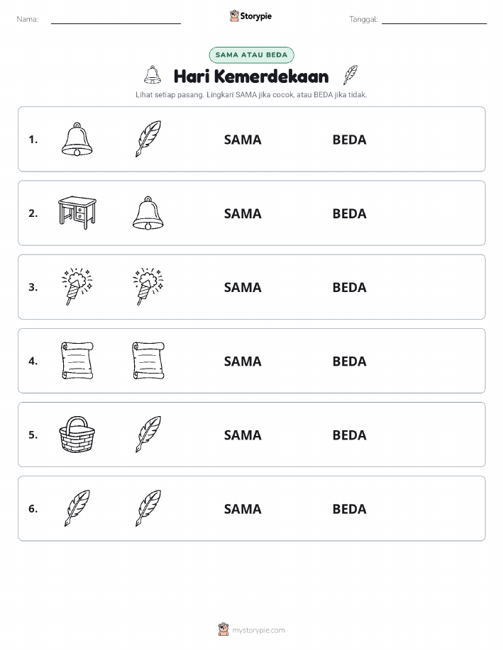 Sama atau Berbeda