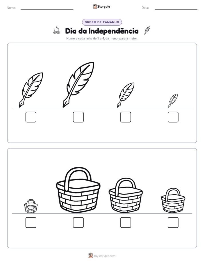 Ordem de Tamanho