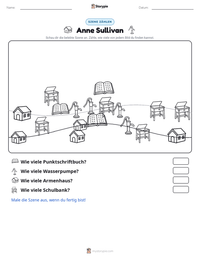 Anne Sullivan druckbare Arbeitsblatt Vorschau