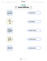 Anne Sullivan printable worksheet preview