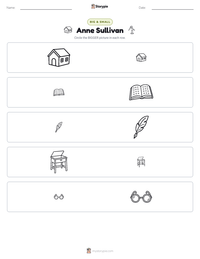 Anne Sullivan printable worksheet preview