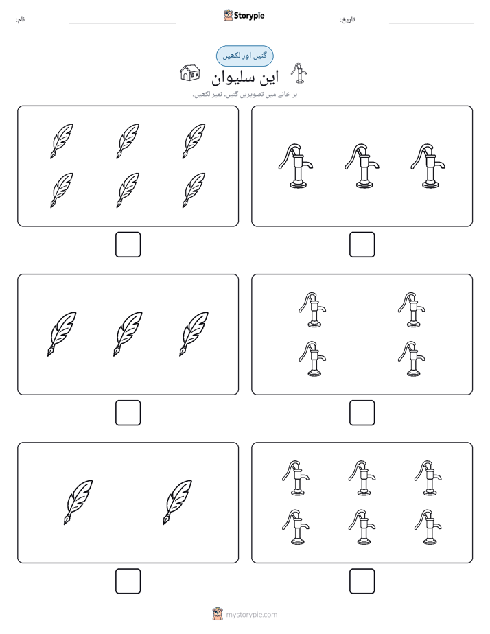 گنیں اور لکھیں
