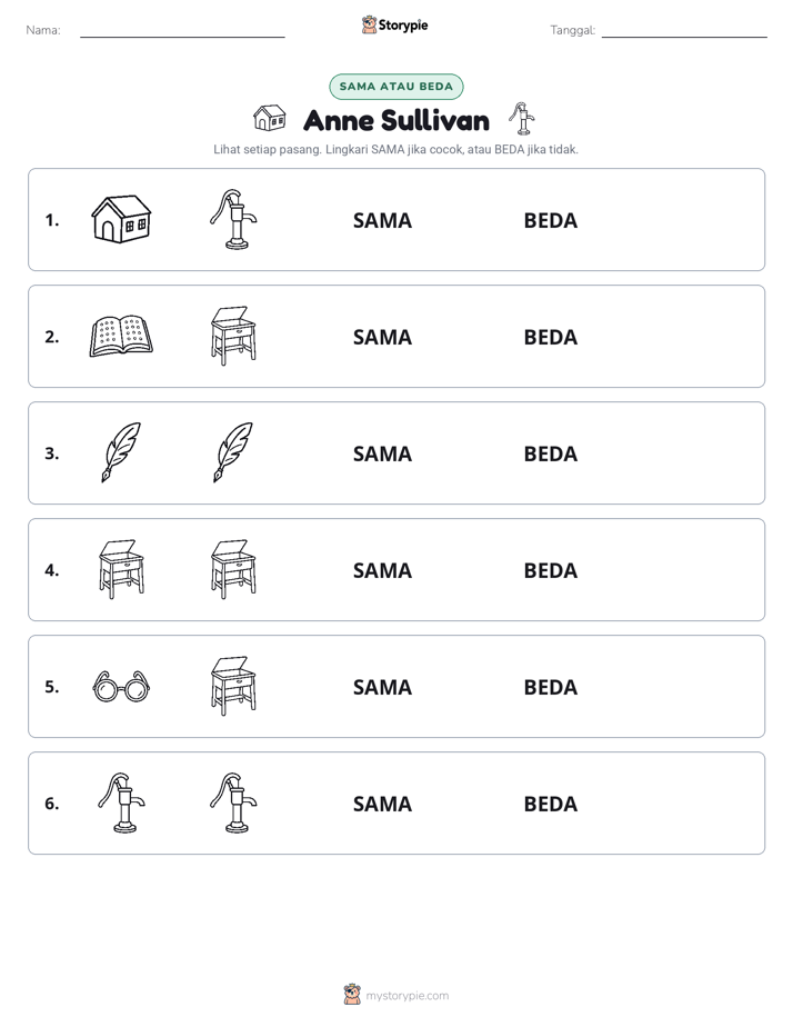 Sama atau Berbeda