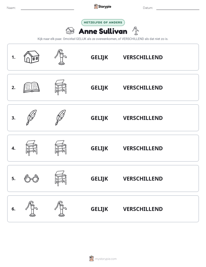 Zelfde of Verschillend