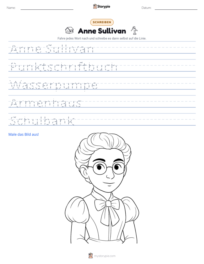 Schreibübung