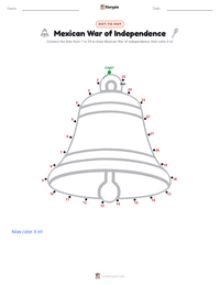 Mexican War of Independence printable worksheet preview