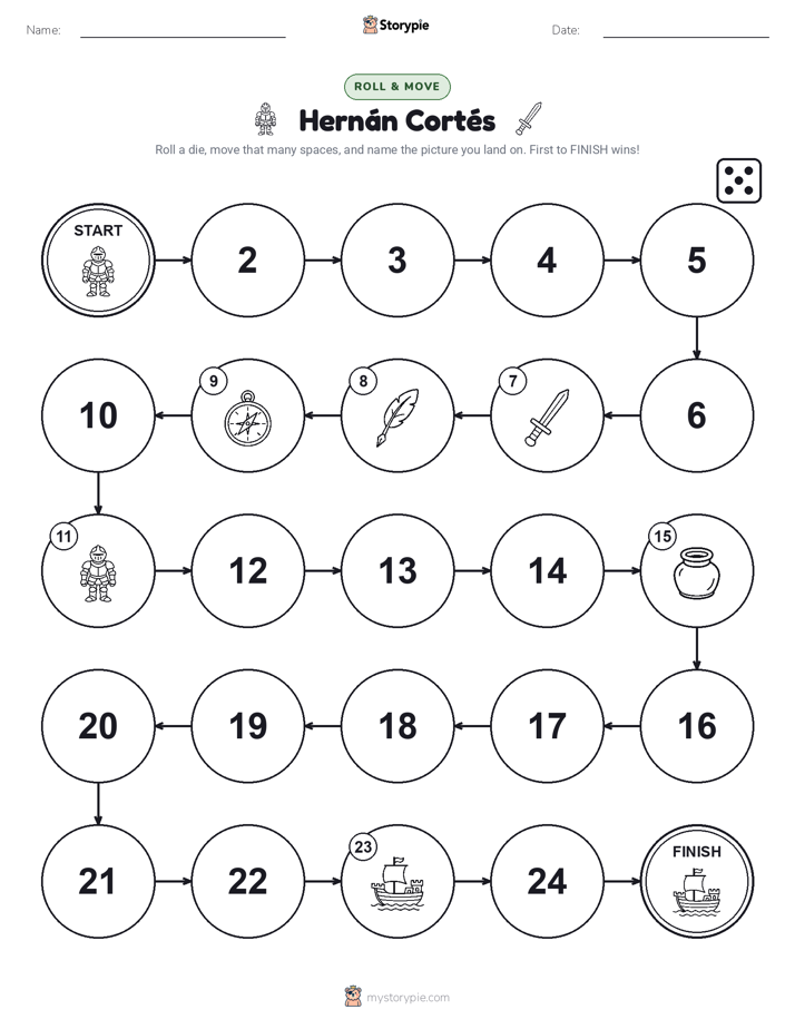 Roll & Move Game