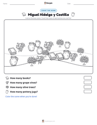 Miguel Hidalgo y Costilla printable worksheet preview