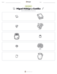 Miguel Hidalgo y Costilla printable worksheet preview