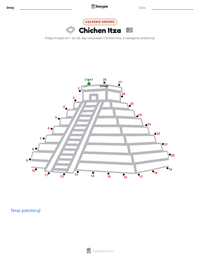 Podgląd drukowalnego arkusza ćwiczeń Chichen Itza