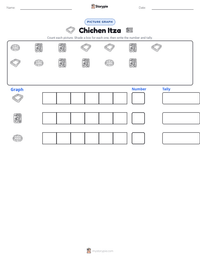 Chichen Itza printable worksheet preview