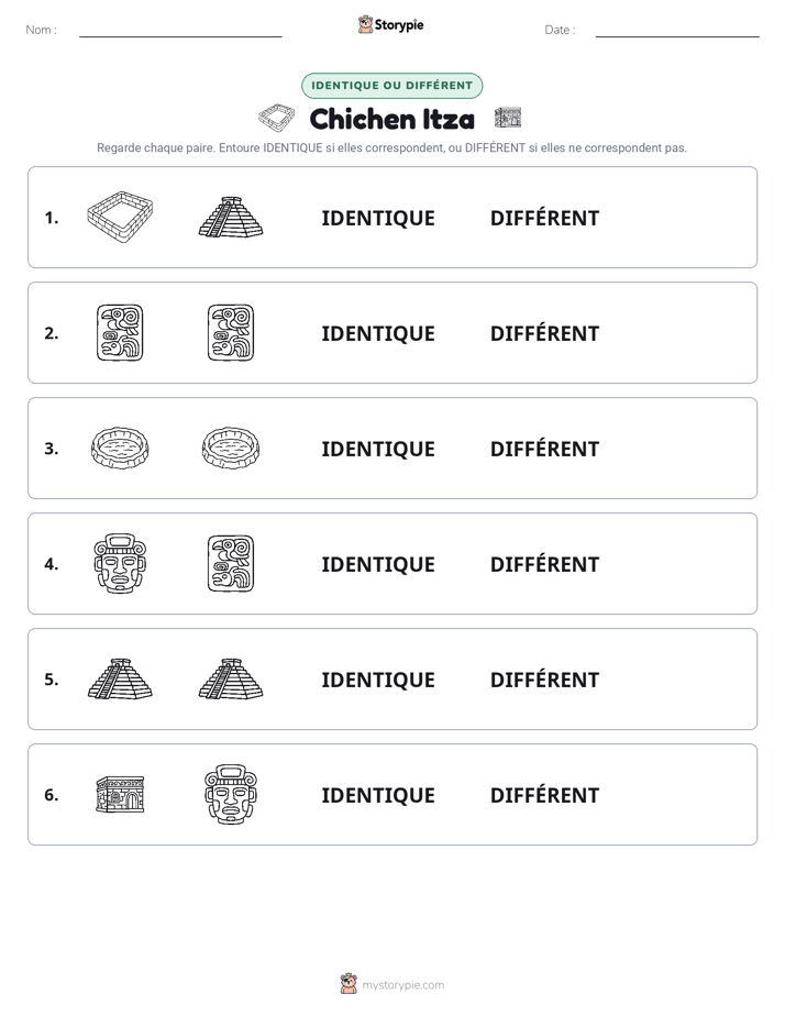 Identique ou Différent