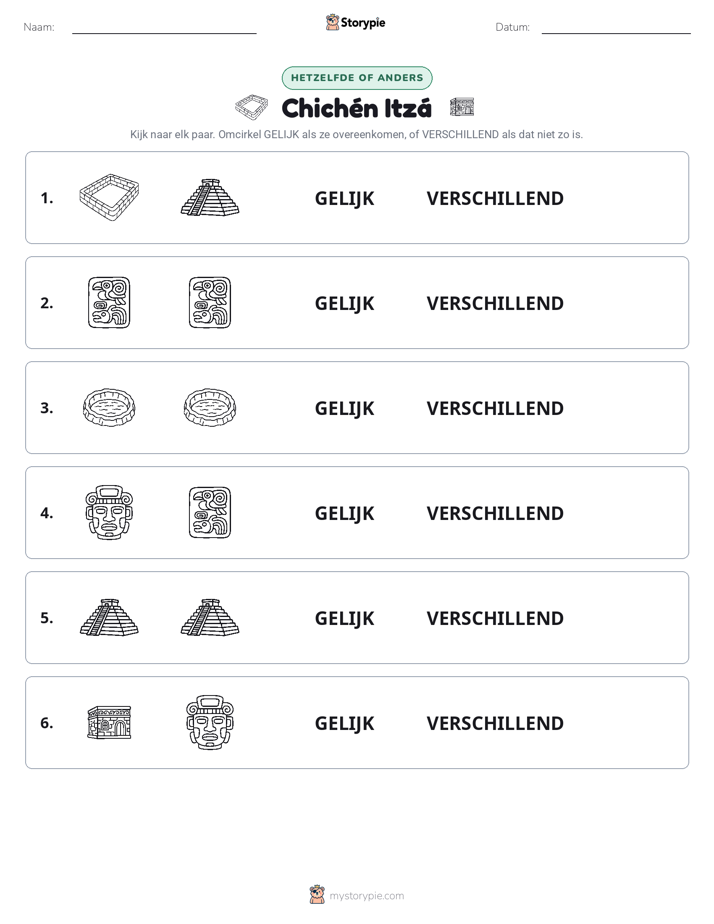 Zelfde of Verschillend