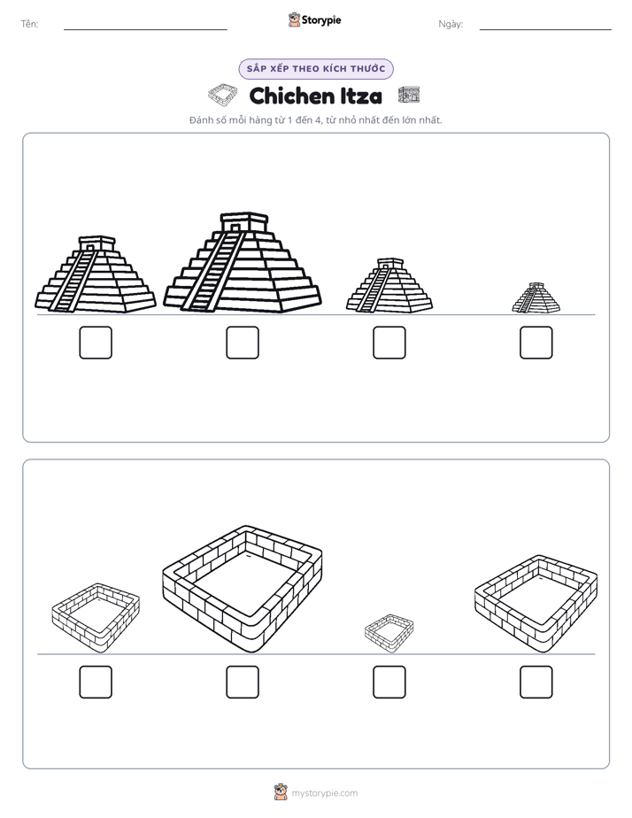 Thứ Tự Kích Thước