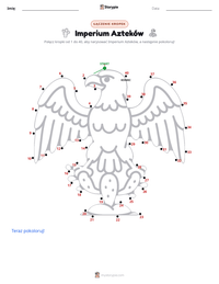 Podgląd drukowalnego arkusza ćwiczeń Imperium Azteków
