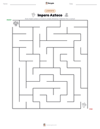 Anteprima della scheda stampabile di Impero Azteco