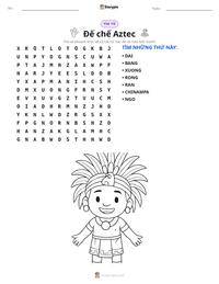 Xem trước tài liệu in sẵn Đế chế Aztec