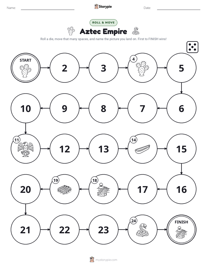Roll & Move Game