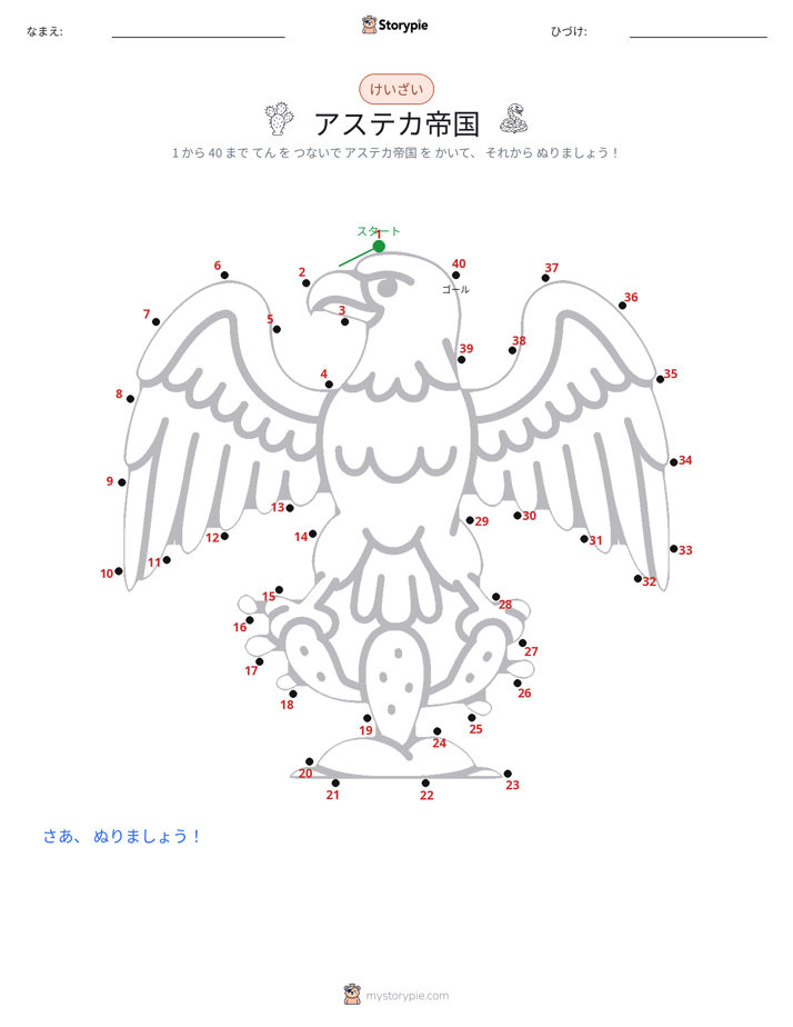 点つなぎ