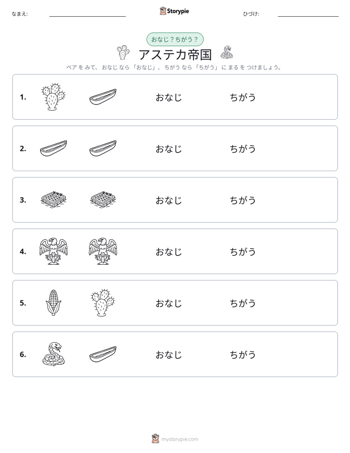 同じか違うか