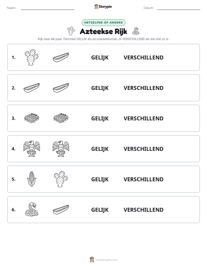Zelfde of Verschillend