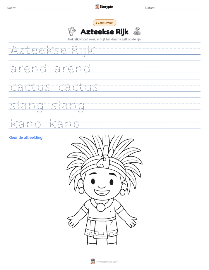 Schrijf Oefening