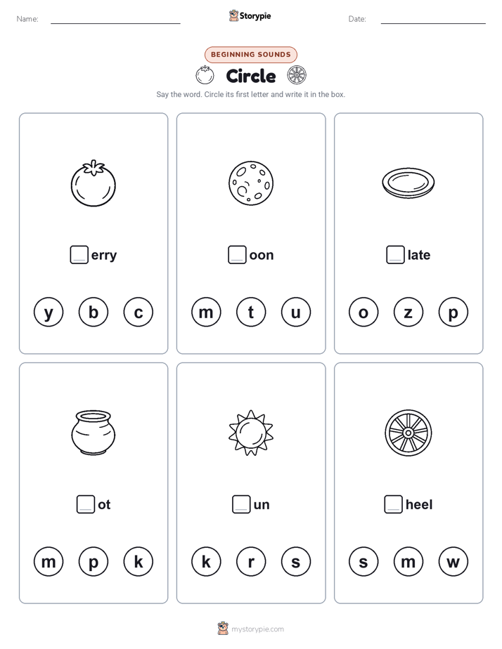 Beginning Sounds