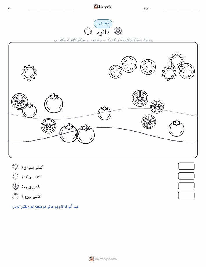 گنتی کا منظر