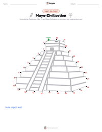 Maya-Zivilisation druckbare Arbeitsblatt Vorschau