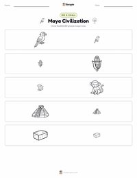 Maya Civilization printable worksheet preview