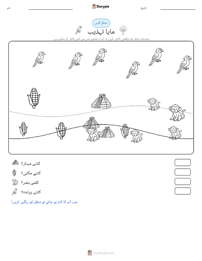گنتی کا منظر