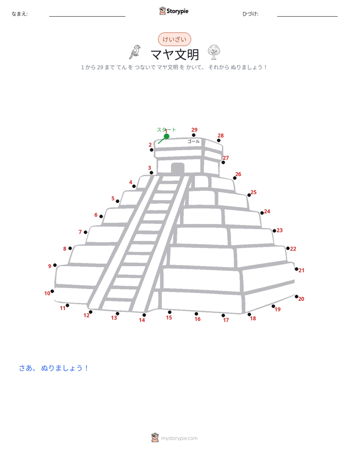 点つなぎ