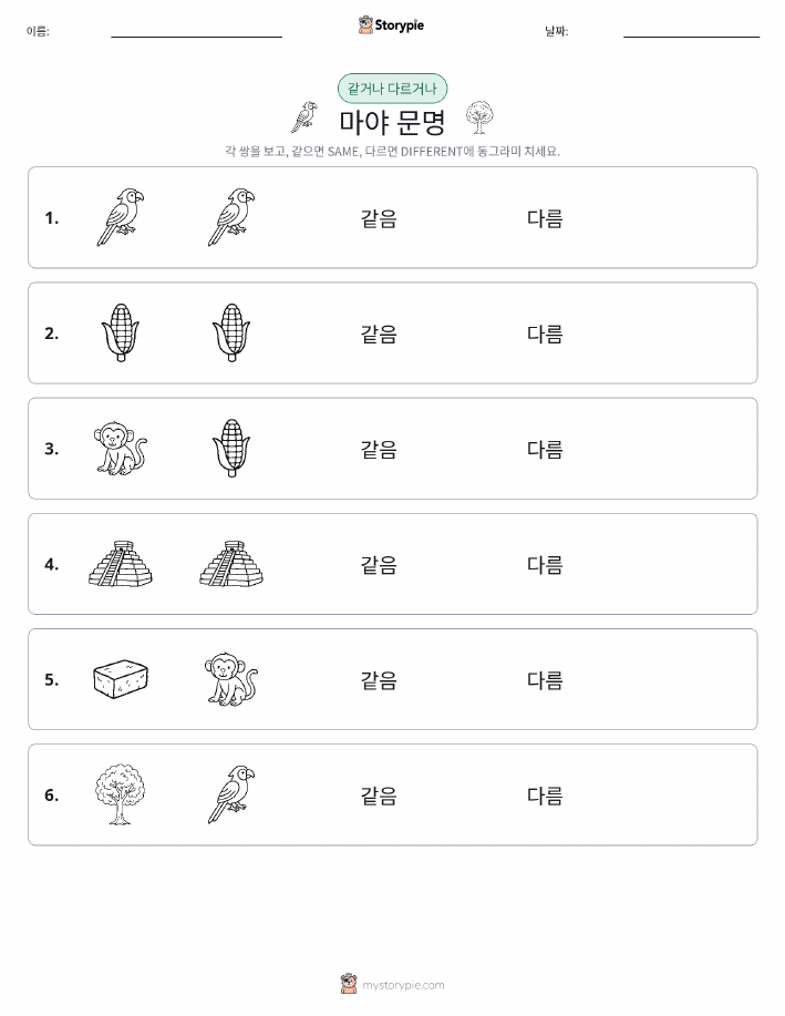 같은 것 또는 다른 것
